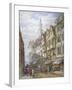 Old Houses in Wych Street, Westminster, London, 1873-William Richardson-Framed Giclee Print