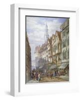 Old Houses in Wych Street, Westminster, London, 1873-William Richardson-Framed Giclee Print