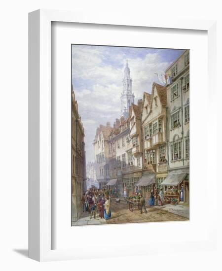 Old Houses in Wych Street, Westminster, London, 1873-William Richardson-Framed Giclee Print