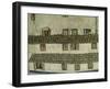 Old Houses (Krumlov, Bohemia), 1917-Egon Schiele-Framed Giclee Print