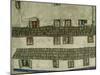 Old Houses (Krumlov, Bohemia), 1917-Egon Schiele-Mounted Giclee Print