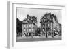 Old Houses of the Louis XIII Period, Facing the Pont Neuf, Paris, 1931-Ernest Flammarion-Framed Giclee Print