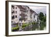 Old Houses on the Ljubljanica River Front, Old Town, Ljubljana, Slovenia, Europe-Matthew Williams-Ellis-Framed Photographic Print