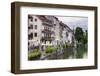 Old Houses on the Ljubljanica River Front, Old Town, Ljubljana, Slovenia, Europe-Matthew Williams-Ellis-Framed Photographic Print