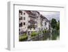 Old Houses on the Ljubljanica River Front, Old Town, Ljubljana, Slovenia, Europe-Matthew Williams-Ellis-Framed Photographic Print