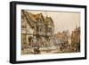 Old Houses, Shrewsbury-Louise J. Rayner-Framed Giclee Print