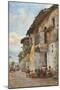 Old Houses, Taormina-Alberto Pisa-Mounted Giclee Print