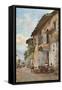 Old Houses, Taormina-Alberto Pisa-Framed Stretched Canvas