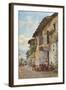 Old Houses, Taormina-Alberto Pisa-Framed Giclee Print