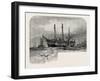 Old Hulk in the Thames, Scenery of the Thames, UK, 19th Century-null-Framed Giclee Print