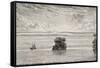Old Illustration Of Amazon River Mouth, Brazil-marzolino-Framed Stretched Canvas
