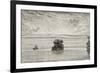 Old Illustration Of Amazon River Mouth, Brazil-marzolino-Framed Art Print