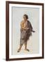 Old Indian Man-John White-Framed Giclee Print