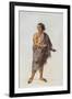 Old Indian Man-John White-Framed Giclee Print