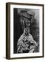 Old Indian Witch Doctor in Alaska Photograph - Alaska-Lantern Press-Framed Art Print
