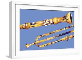 Old Instruments-David Chestnutt-Framed Giclee Print