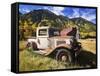 Old International Pickup Near Lake City, Colorado, USA-Dennis Flaherty-Framed Stretched Canvas