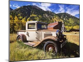 Old International Pickup Near Lake City, Colorado, USA-Dennis Flaherty-Mounted Photographic Print