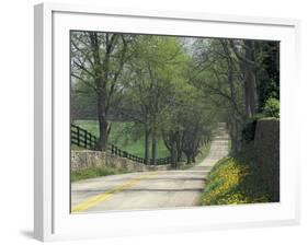 Old Iron Works Road, Lexington, Kentucky, USA-Adam Jones-Framed Photographic Print