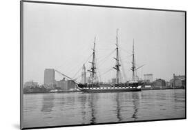 Old Ironsides in Boston Harbor-null-Mounted Photographic Print