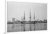 Old Ironsides in Boston Harbor-null-Framed Photographic Print