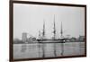 Old Ironsides in Boston Harbor-null-Framed Photographic Print