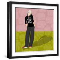 Old Is The New Black-Claire Huntley-Framed Giclee Print