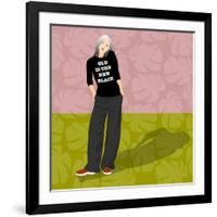 Old Is The New Black-Claire Huntley-Framed Giclee Print