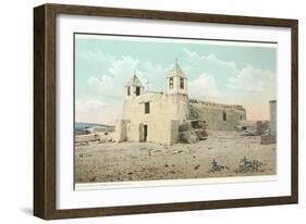 Old Isleta Church, New Mexico-null-Framed Art Print