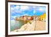 Old Istrian Town in Porec, Croatia.-motorolka-Framed Photographic Print