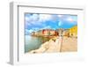 Old Istrian Town in Porec, Croatia.-motorolka-Framed Photographic Print