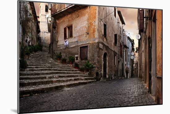 Old Italian Village-conrado-Mounted Premium Giclee Print