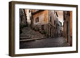 Old Italian Village-conrado-Framed Art Print