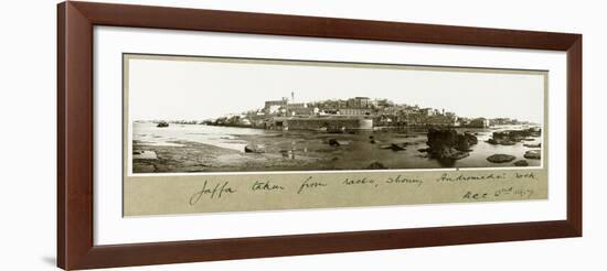 Old Jaffa, Showing Andromeda's Rock, 2nd December 1917-Capt. Arthur Rhodes-Framed Giclee Print