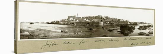 Old Jaffa, Showing Andromeda's Rock, 2nd December 1917-Capt. Arthur Rhodes-Stretched Canvas