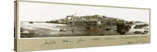 Old Jaffa, Showing Andromeda's Rock, 2nd December 1917-Capt. Arthur Rhodes-Stretched Canvas