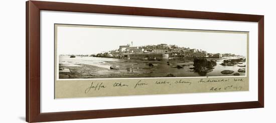 Old Jaffa, Showing Andromeda's Rock, 2nd December 1917-Capt. Arthur Rhodes-Framed Giclee Print