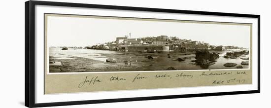 Old Jaffa, Showing Andromeda's Rock, 2nd December 1917-Capt. Arthur Rhodes-Framed Giclee Print