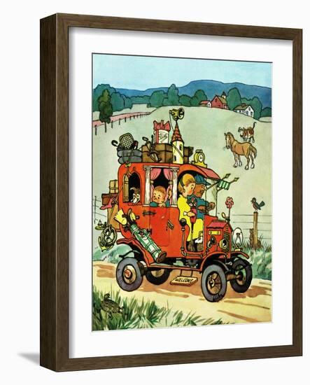 Old Jalopy - Jack & Jill-Philip L. Martin-Framed Giclee Print