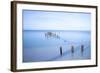 Old Jetty in the Caribbean Sea-Lee Frost-Framed Photographic Print