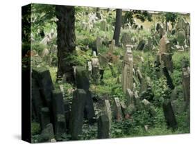 Old Jewish Cemetery, Josefov, Prague, Czech Republic-Upperhall-Stretched Canvas