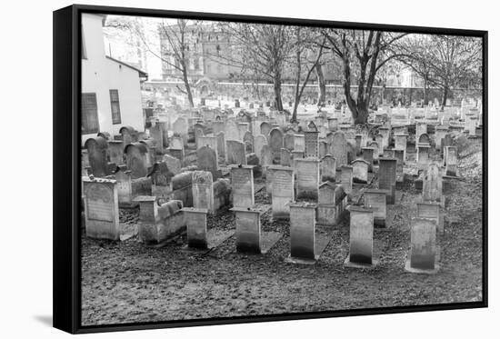 Old Jewish Cemetery, Remuh Synagogue, Krakow-demerzel21-Framed Stretched Canvas