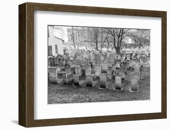 Old Jewish Cemetery, Remuh Synagogue, Krakow-demerzel21-Framed Photographic Print