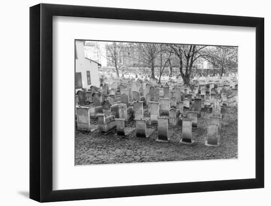 Old Jewish Cemetery, Remuh Synagogue, Krakow-demerzel21-Framed Photographic Print