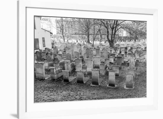 Old Jewish Cemetery, Remuh Synagogue, Krakow-demerzel21-Framed Photographic Print