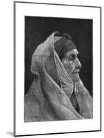 Old Jewish Woman of Cairo, Egypt, 1882-Montbard-Mounted Giclee Print