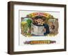 Old Judge Brand Cigar Box Label-Lantern Press-Framed Art Print