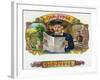 Old Judge Brand Cigar Box Label-Lantern Press-Framed Art Print