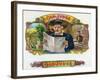 Old Judge Brand Cigar Box Label-Lantern Press-Framed Art Print