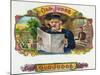 Old Judge Brand Cigar Box Label-Lantern Press-Mounted Art Print